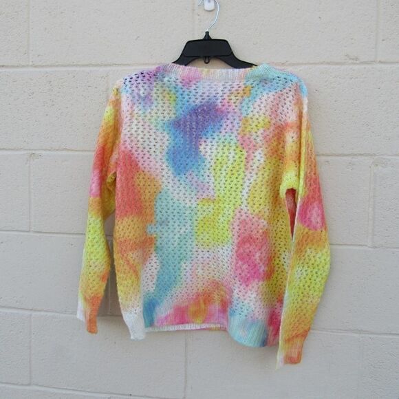 Love + Harmony Ombre Tie-Dye Rainbow Sweater - Picture 4 of 5